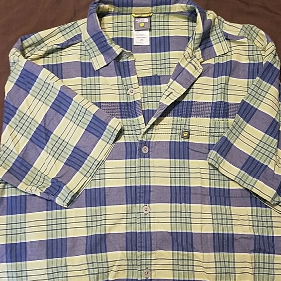 North Face A5 Short Sleeve Button Down Large - Picture 2 of 3